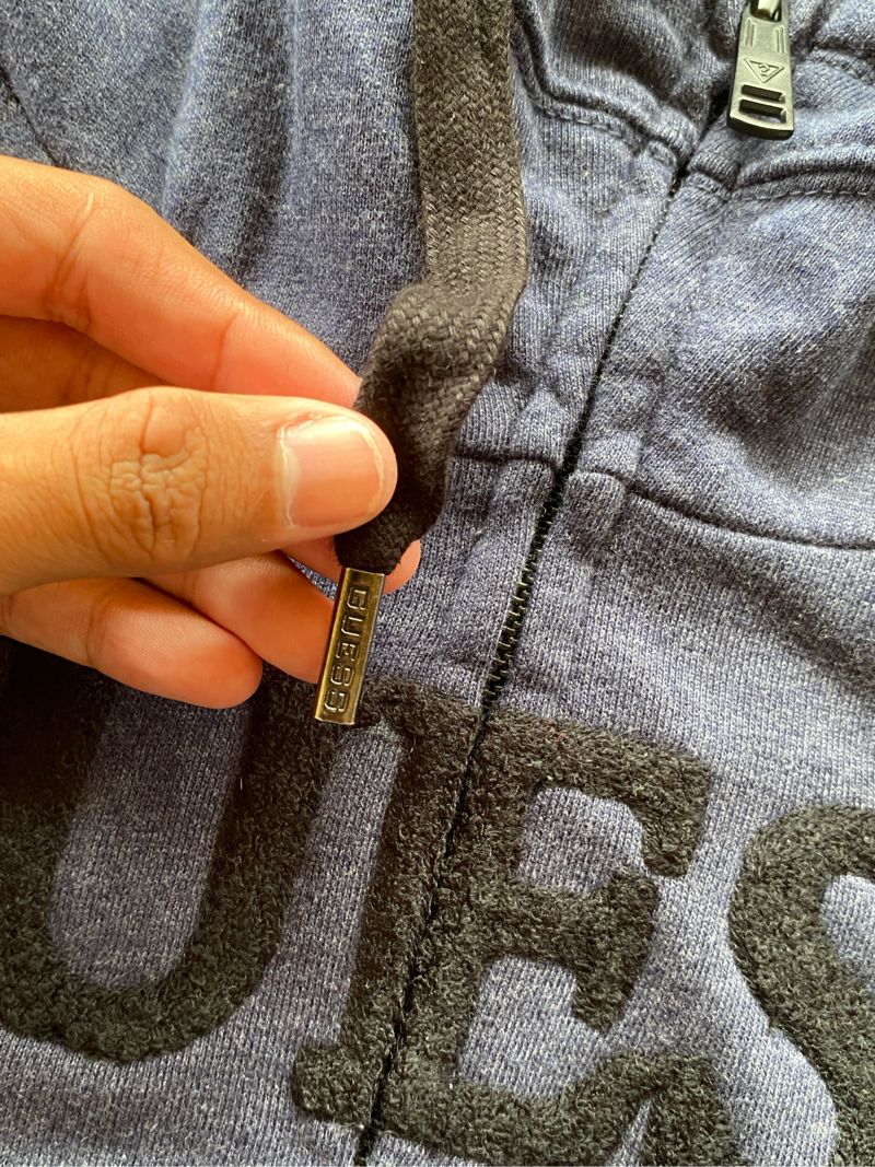 hoodie Guess navy original, foto 3