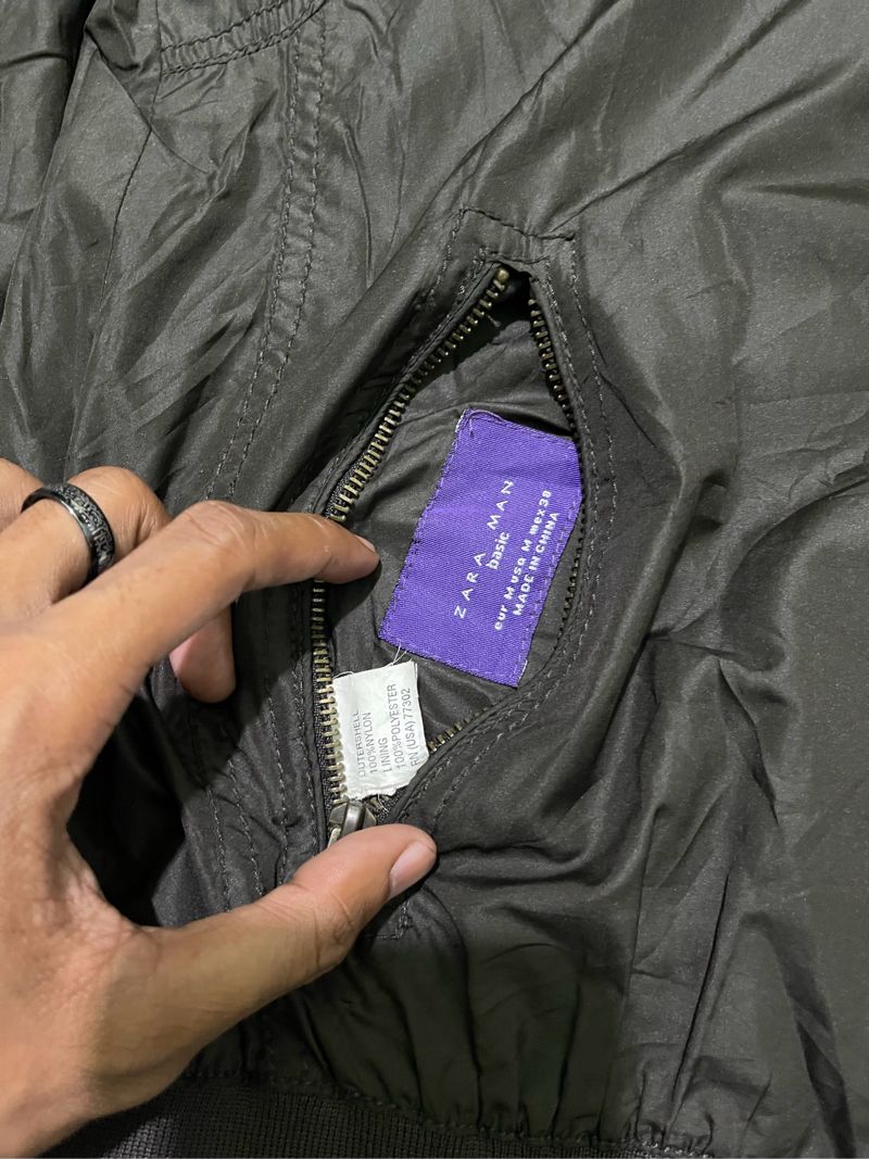 Jaket bomber revesible zara man second, foto 8