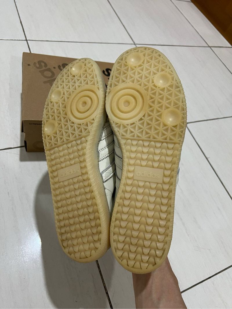 Sepatu Adidas samba decon white ivory, foto 4