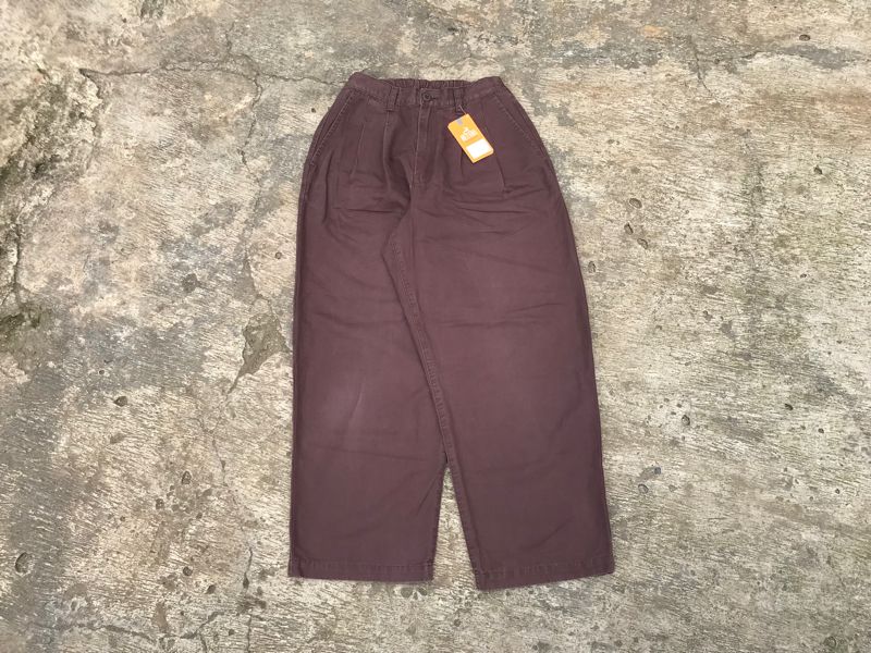 BAGGY PANTS CHINO - MAROON, foto 4