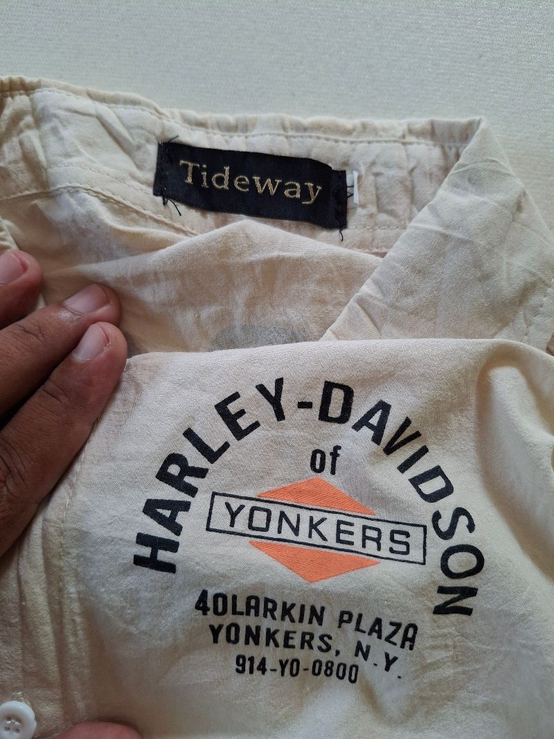 KEMEJA LENGAN PENDEK HARLEY DAVIDSON TAG BY TIDEWAY, foto 3