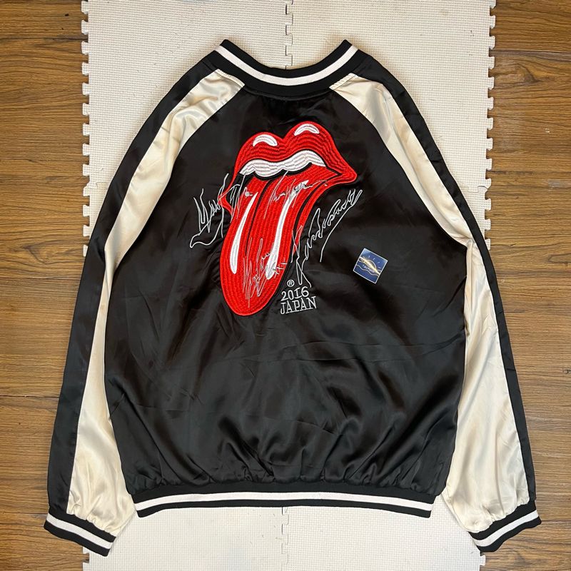 Rolling Stones Merchandise Japan Sukajan Bomber Jacket 2016 - Preloved