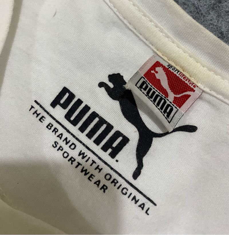 PUMA Shirt Kaos Longsleeve White, foto 4