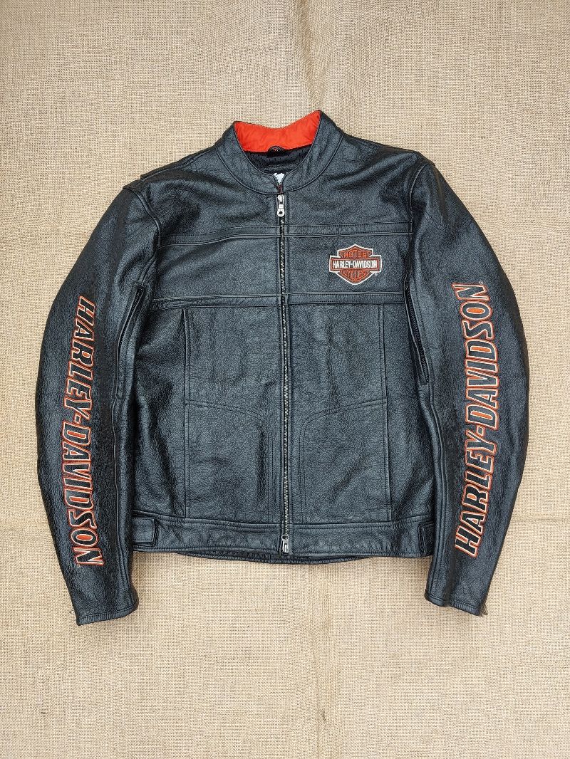 Harley Davidson Jaket Kulit Biker  Touring Leather Jacket, foto 2