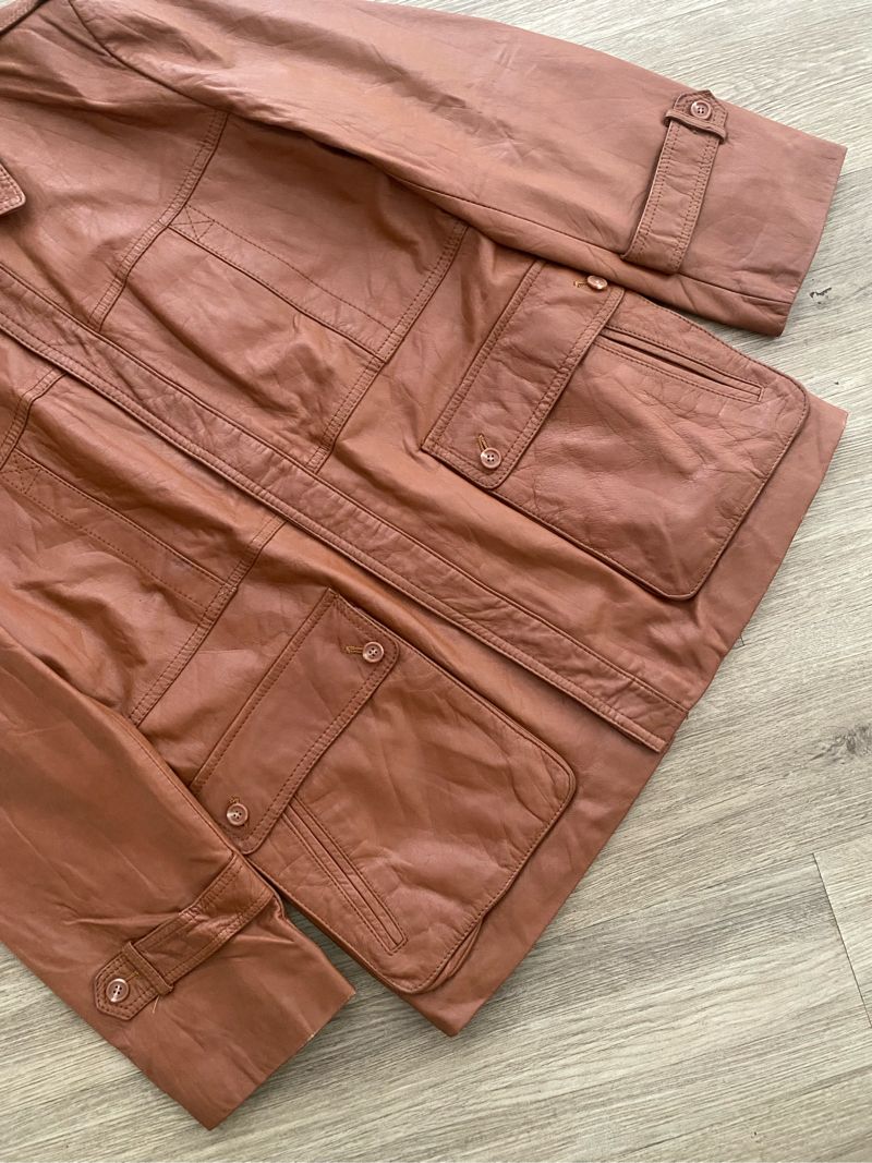 PARKA / MAFIA LEATHER JACKET | MAFIA JACKET | PARKA JACKET, foto 2