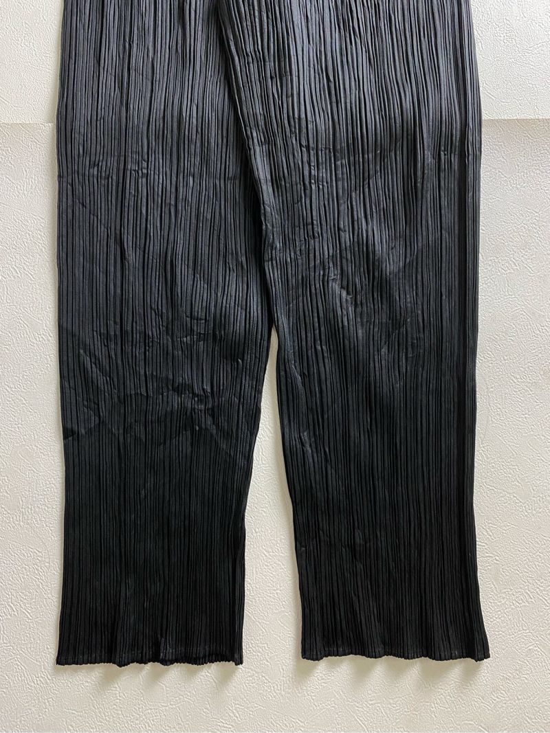 pleats please issey miyake black basic pant, foto 3