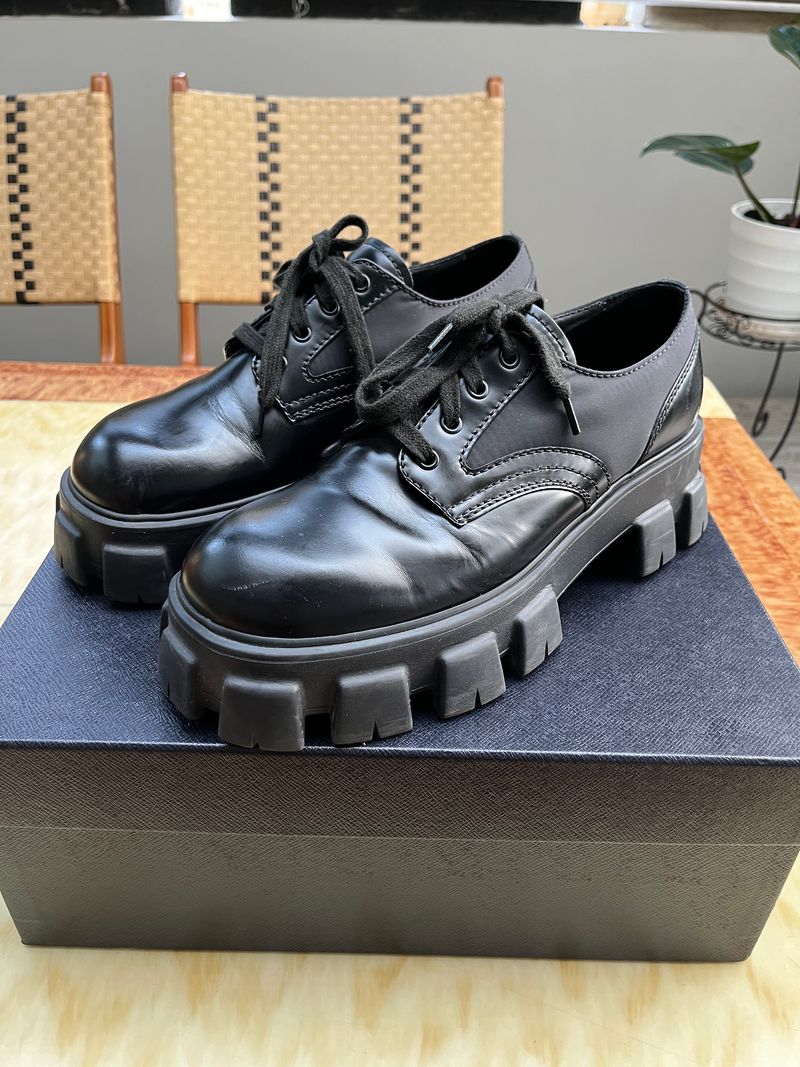 Prada - Prada Monolith Lace-Up Shoes, foto 2