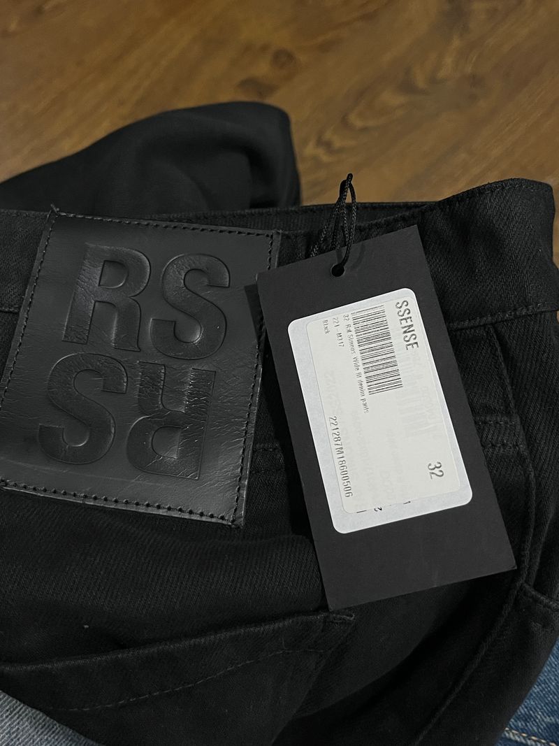 Raf Simons - Black Wide Fit Jeans, foto 7