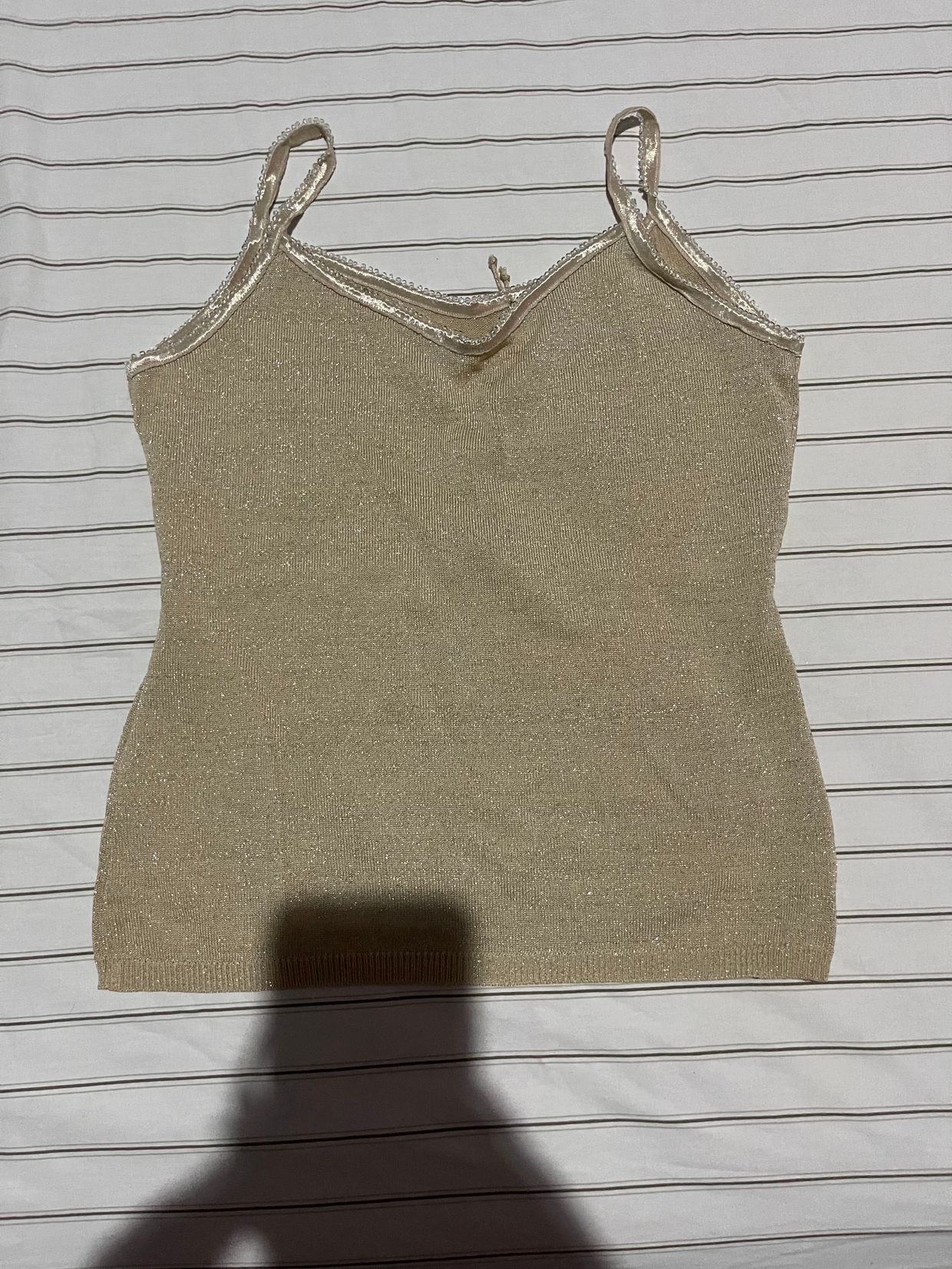 Vintage Y2K Bralette Wanita tan