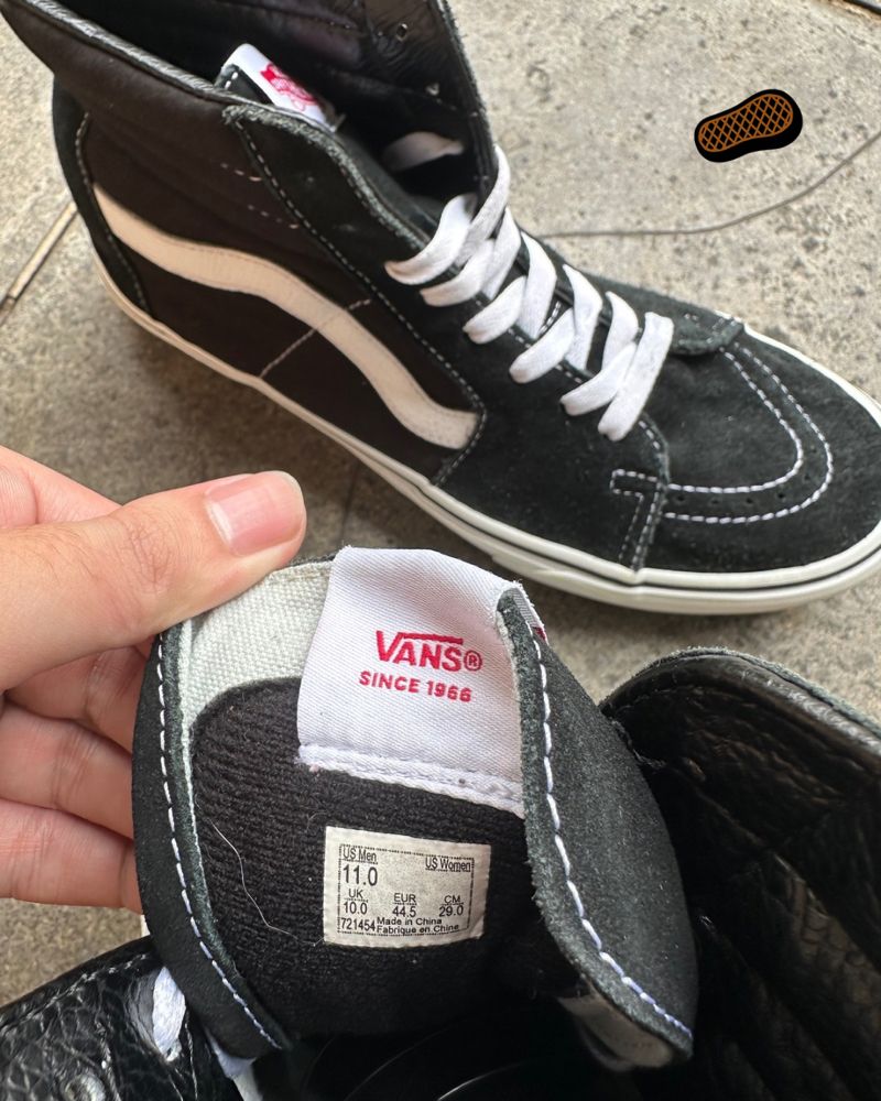 VANS SK8HI BLACK WHITE, foto 7