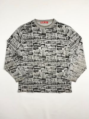 Y2k Gorilla Crewneck Full Over Print Graphic