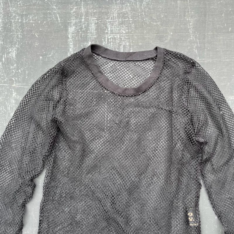 Vintage Y2k Gothic mesh longslevee, foto 2