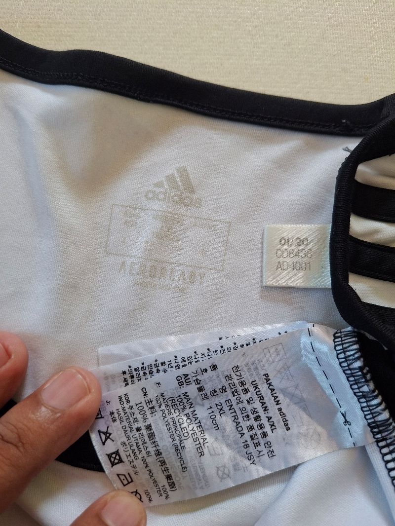 JERSEY ADIDAS ENTRADA ORIGINAL 100%, foto 3