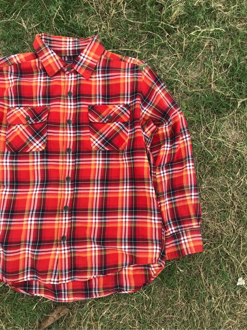 Kemeja flanel uniqlo, foto 2