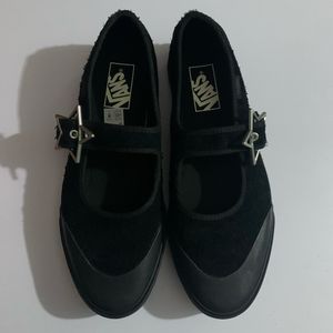 Vans Mary Jane Star Black Suede