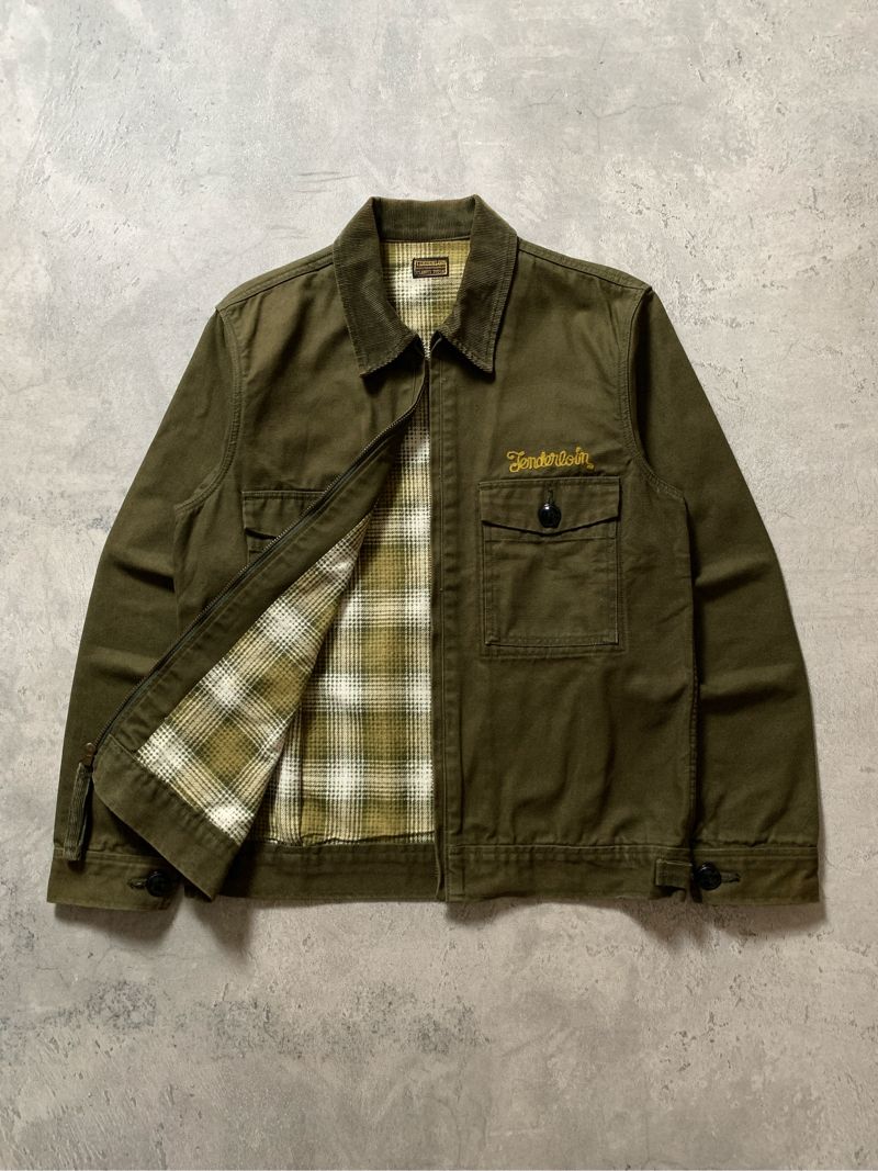 TENDERLOIN T-WORK JKT ワークジャケット TENDERLOIN 'T-TWILL WORK JKT'ワークジャケット チャコールグレー 灰