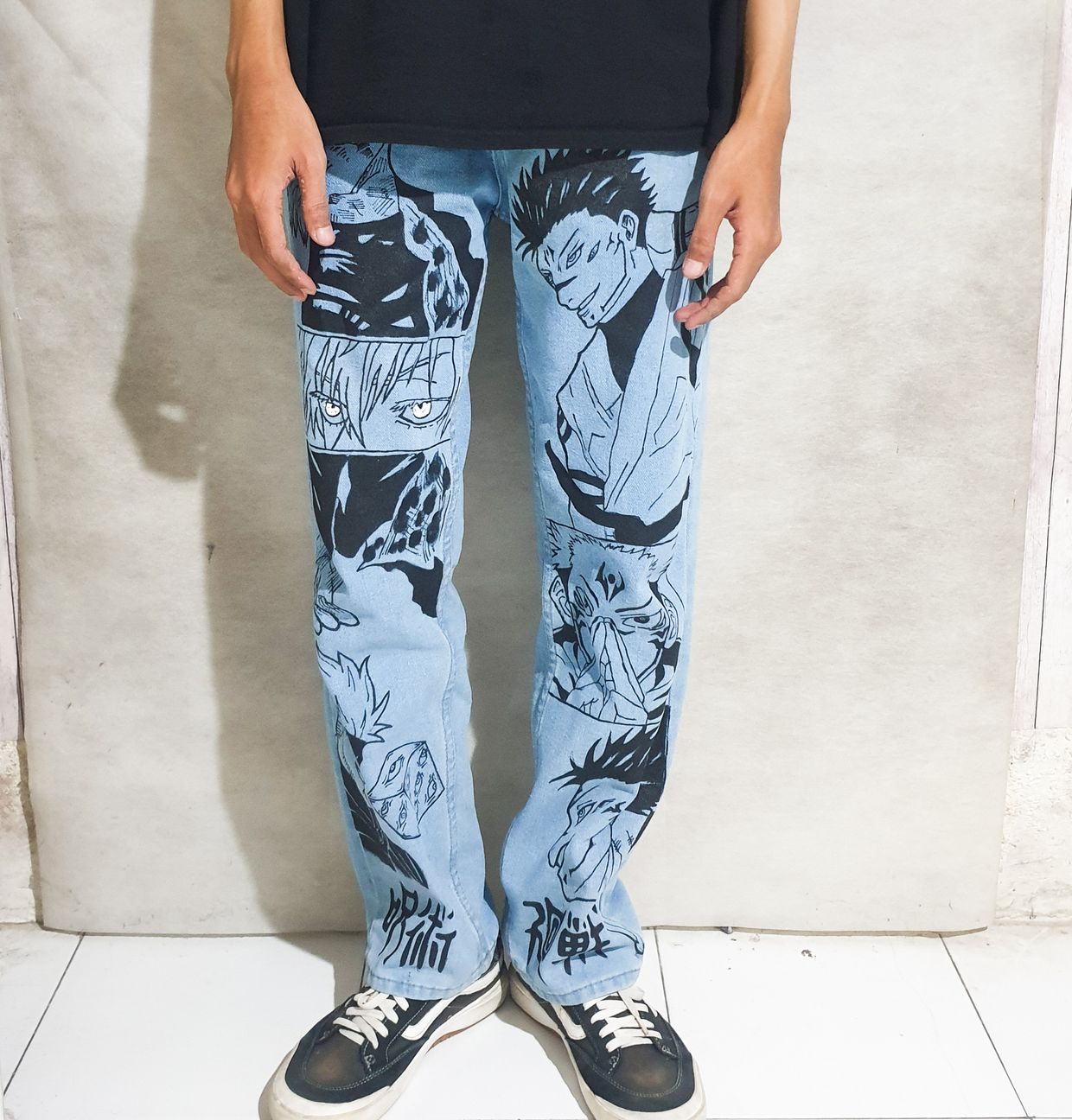 Reworked Jeans Pria blue, foto 3