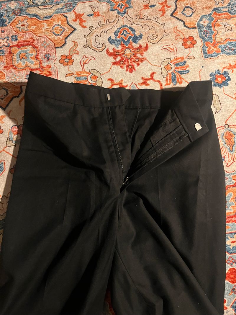 Formal pants fitted (Black), foto 2