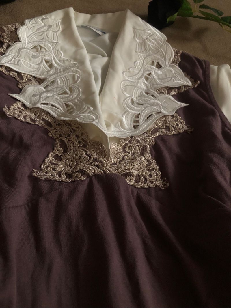 White Vintage Blouse & Vest, foto 2