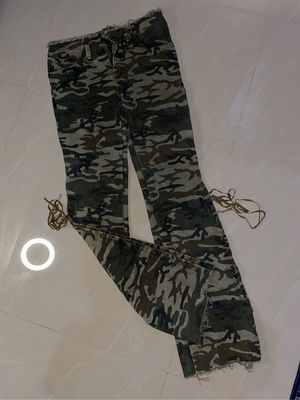 Camo Flared Pants