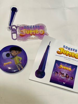 Merchandise official konser film animasi jumbo