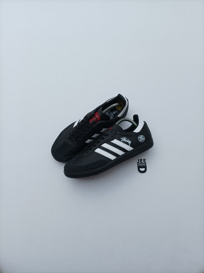 adidas gazelle silver green womens Stussy X Adidas Samba LT 'Black/White' Sneakers main image 1