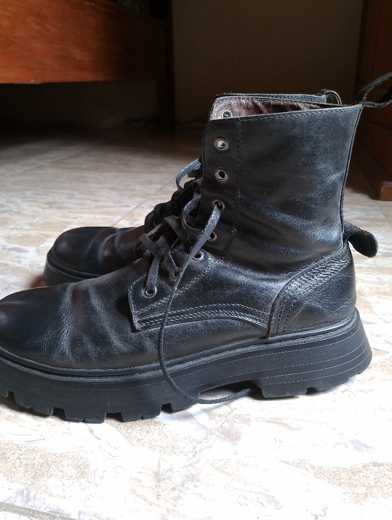 Boots Leather Black, foto 2