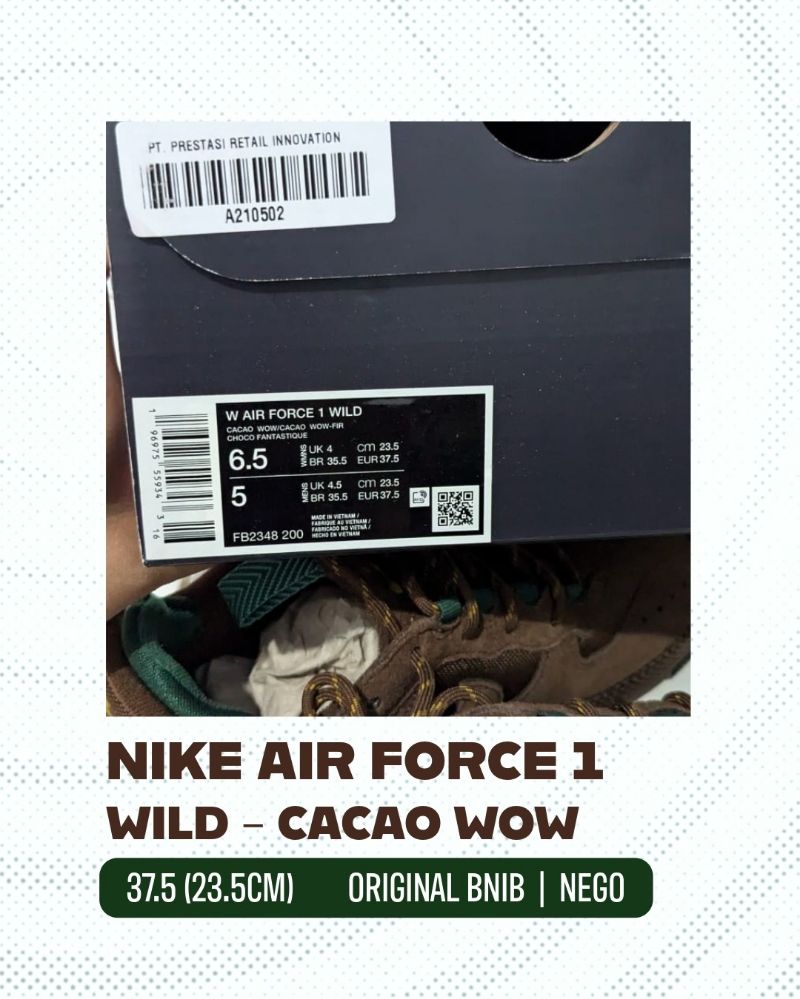 NIKE AIR FORCE 1 Wild - Original BNIB, foto 6