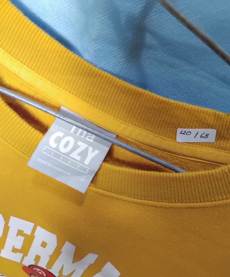 Vintage Cosplay Sweater Pria yellow, foto 4