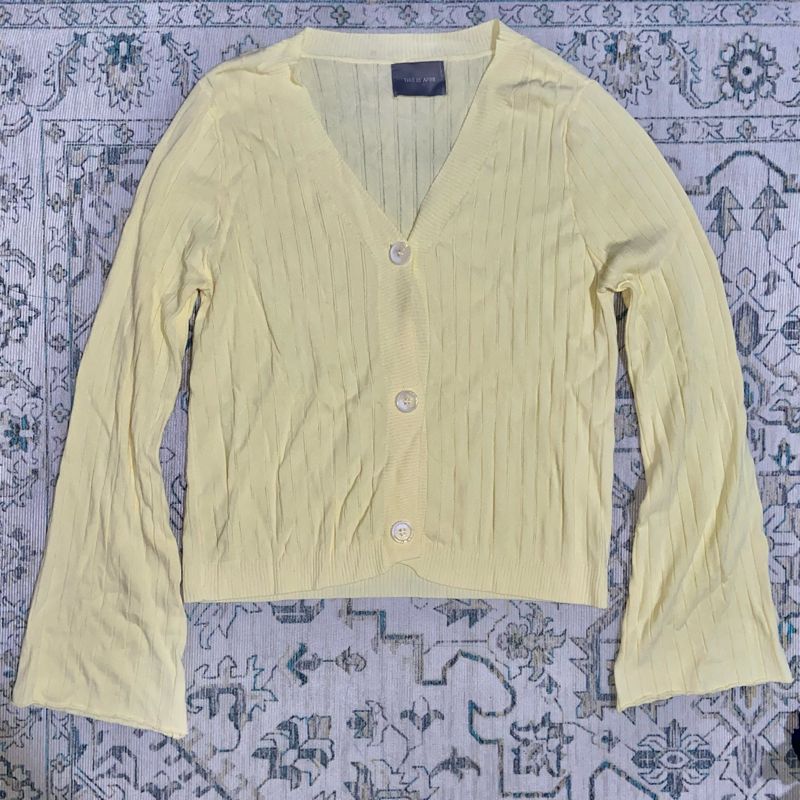 Summer Soft Yellow Cardigan | Y2K, foto 3