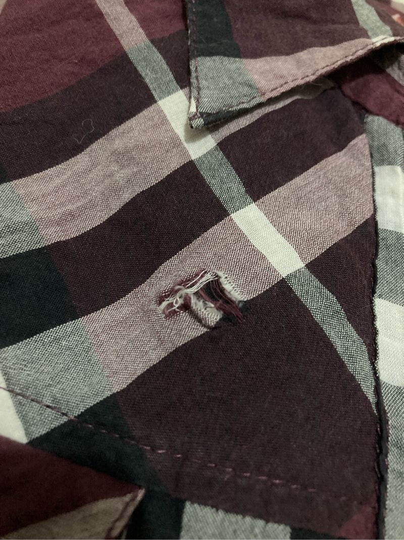 Kemeja Tartan Ungu, foto 3