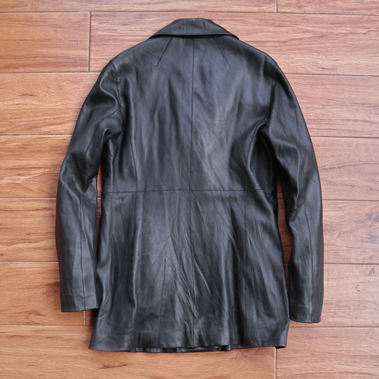 Massimo Dutti Luxury Leather jacket Wanita black, foto 6