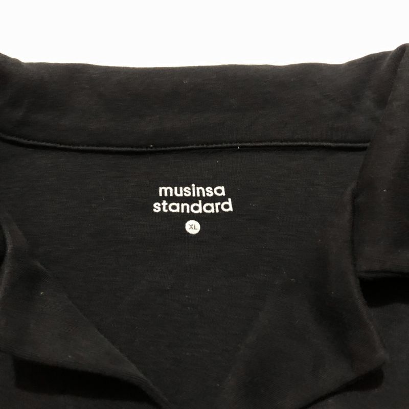 Musinsa Basic Premium Boxy-Fit Polo Shirt, foto 2