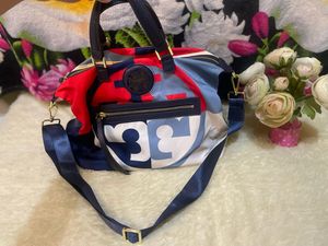 Preloved tote sling bag nilon tory burch