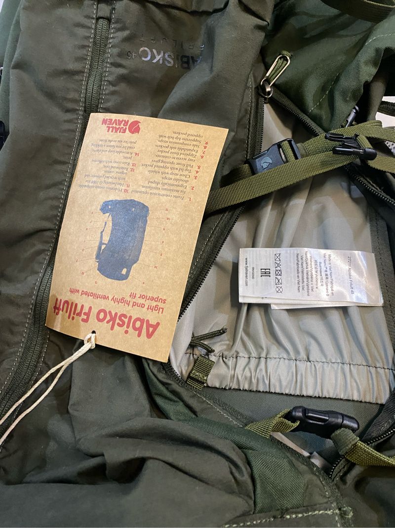 FjallRaven abisko friluft 45L, foto 9