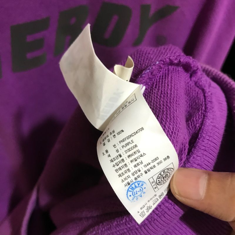 Sweatshirt Crewneck Nerdy Purple, foto 6