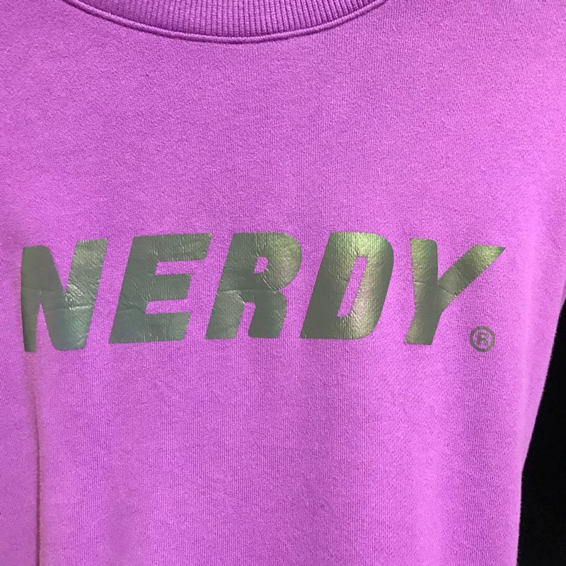 Sweatshirt Crewneck Nerdy Purple, foto 3