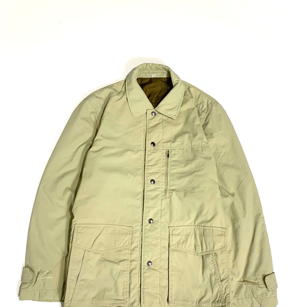 Uniqlo Casual Puffer jacket Pria cream, foto 3