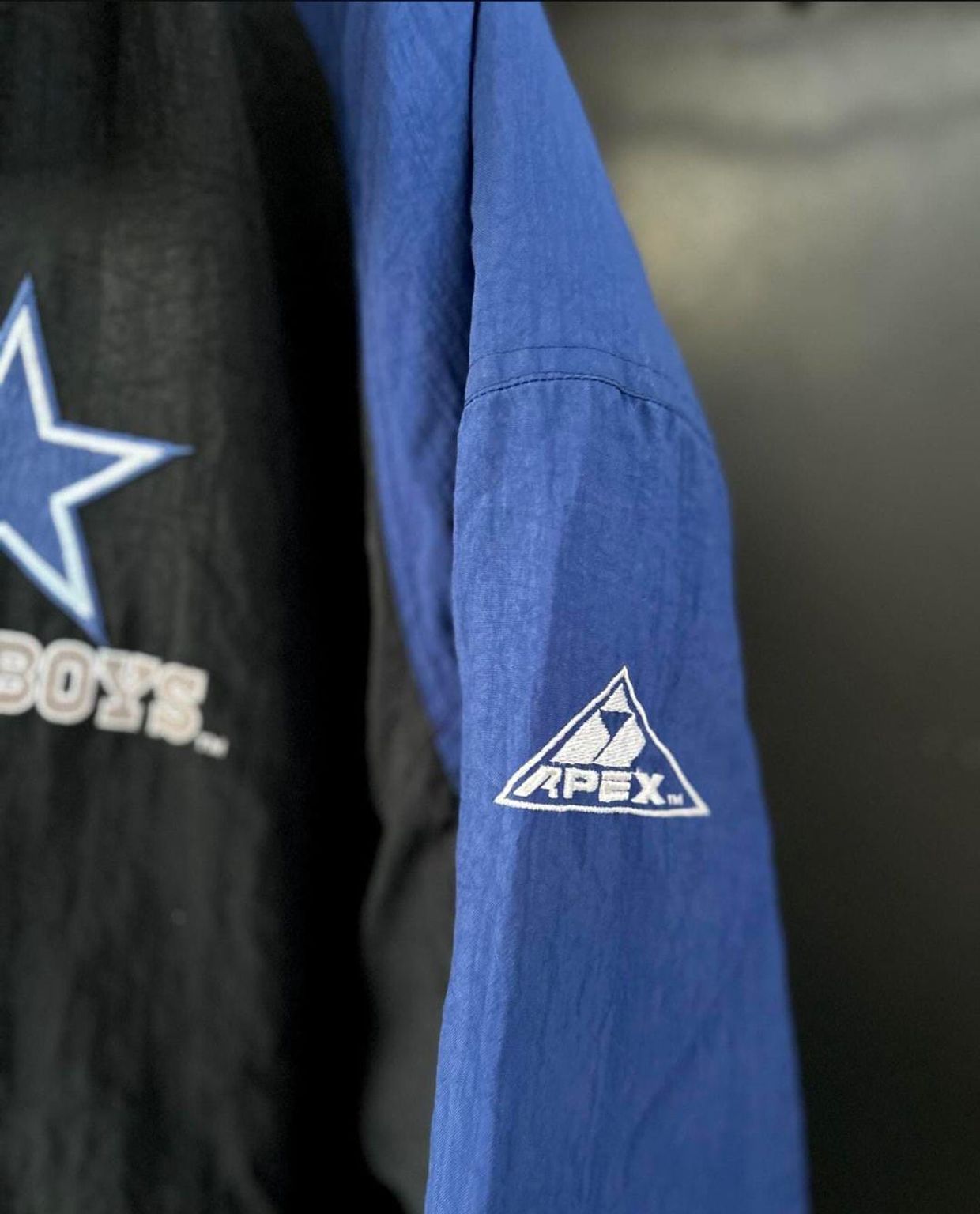 Vintage Reworked Bomber jacket Pria blue, foto 3