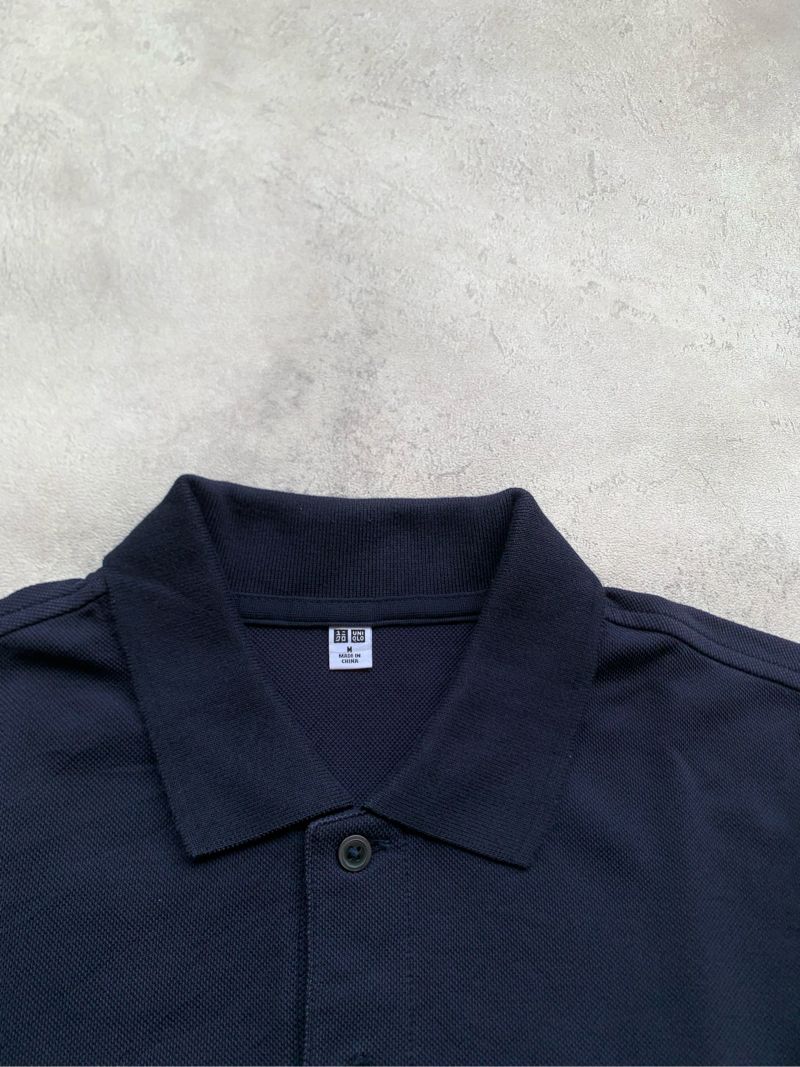 Polo shirt Uniqlo basic tee Navy, foto 3