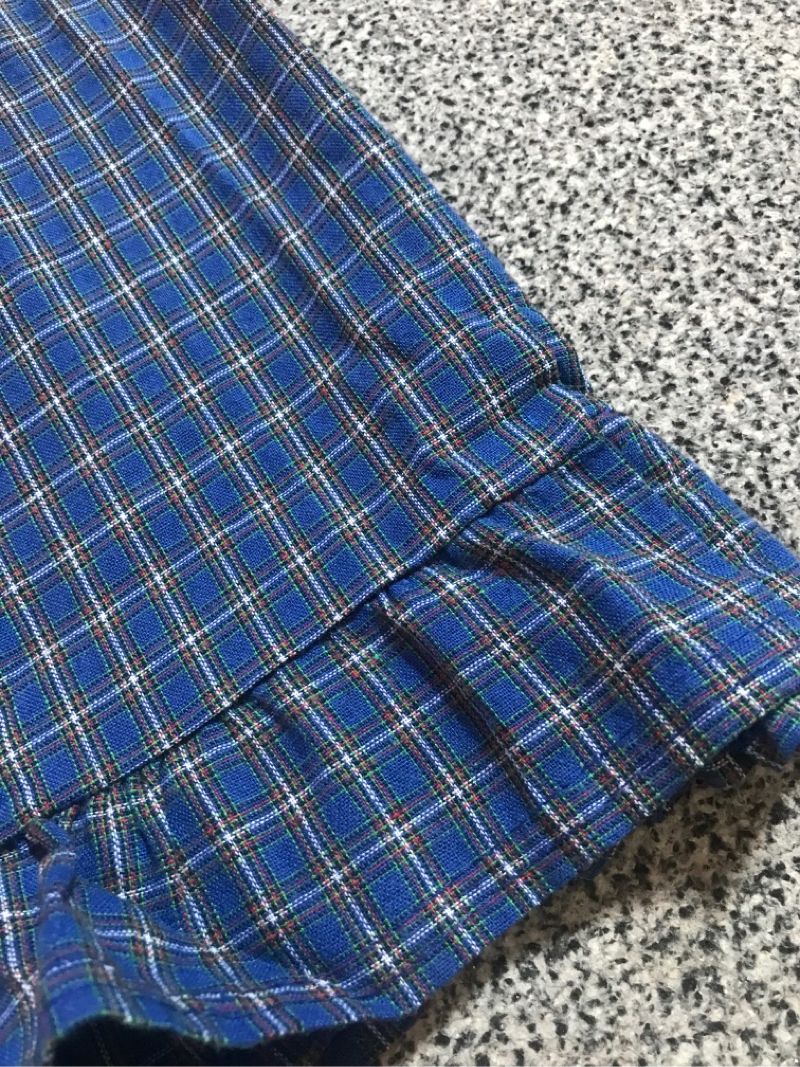 Mini skirt tartan blue, foto 3