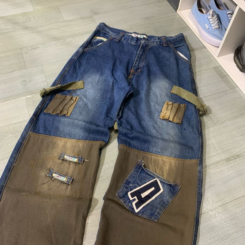 [HT YANG] Baggy Jeans Unique Y2K⛓️‍💥, foto 6