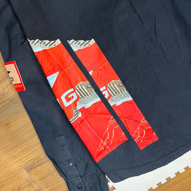 Li-Ning Tactical Canvass Jacket Full Patch - Blue Navy, foto 6