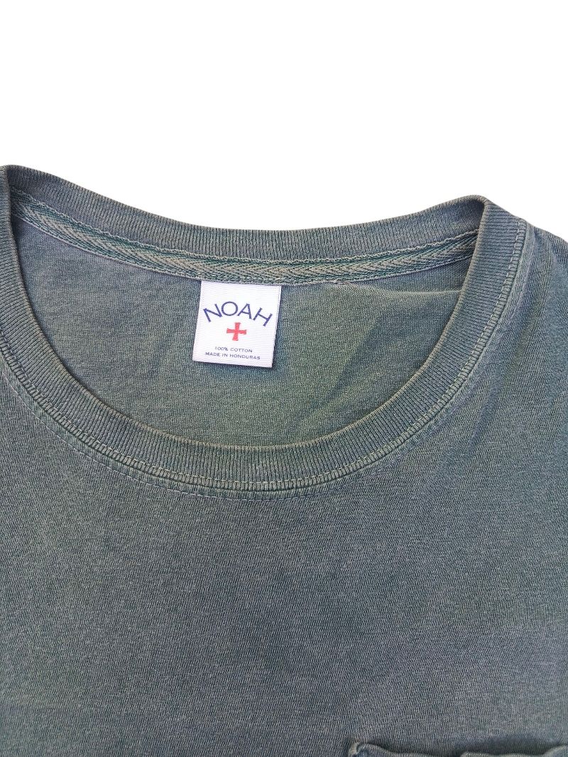 Kaos Noah Poket Tee Green Wash, foto 3