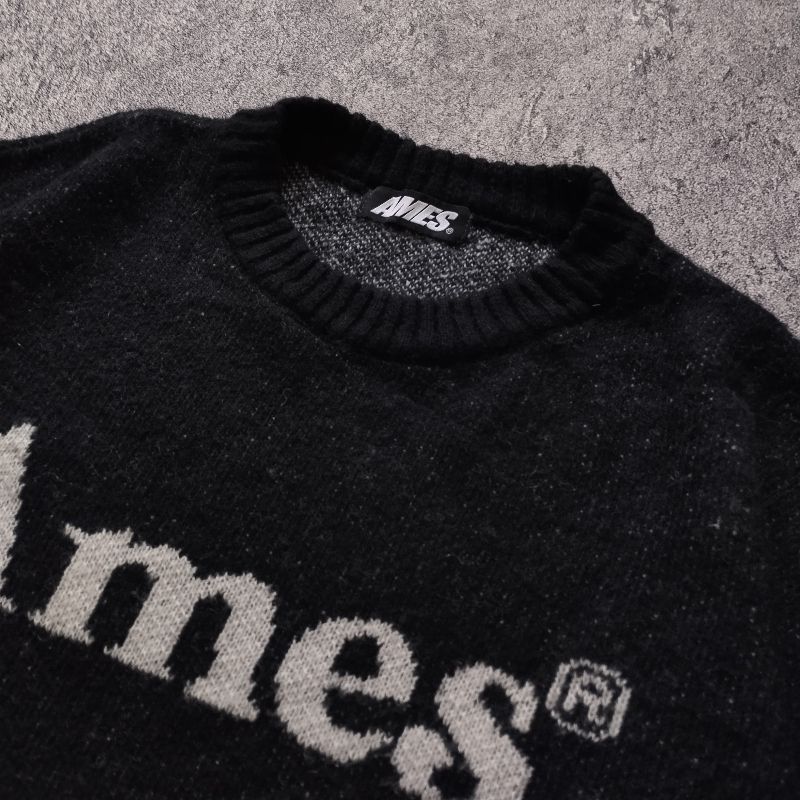 Ames Streetwear Sweater Pria black, foto 3