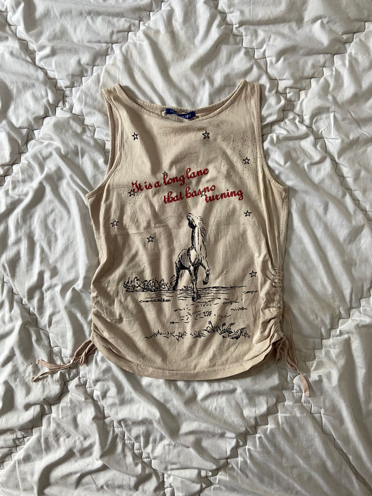super cute printed tank with the