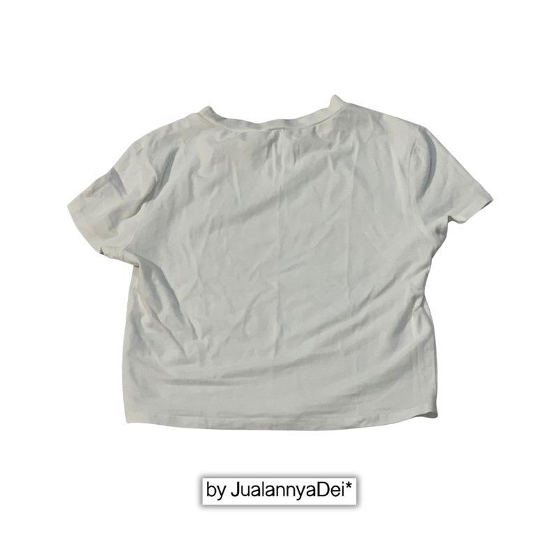 H&M WHITE CROP TSHIRT, foto 2