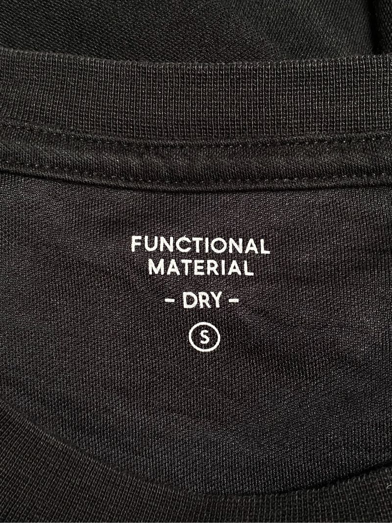 GU Functional Material Dry Long Black T-shirt, foto 7