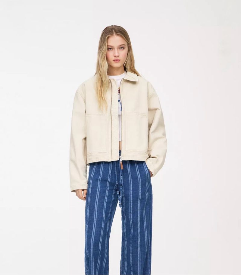2025 Pull and bear Boxy cotton jacket BNWT, foto 5