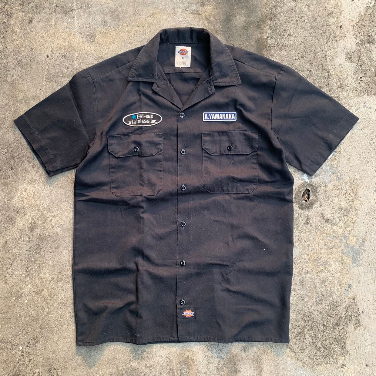 Dickies Streetwear Biker Casual shirt Pria black